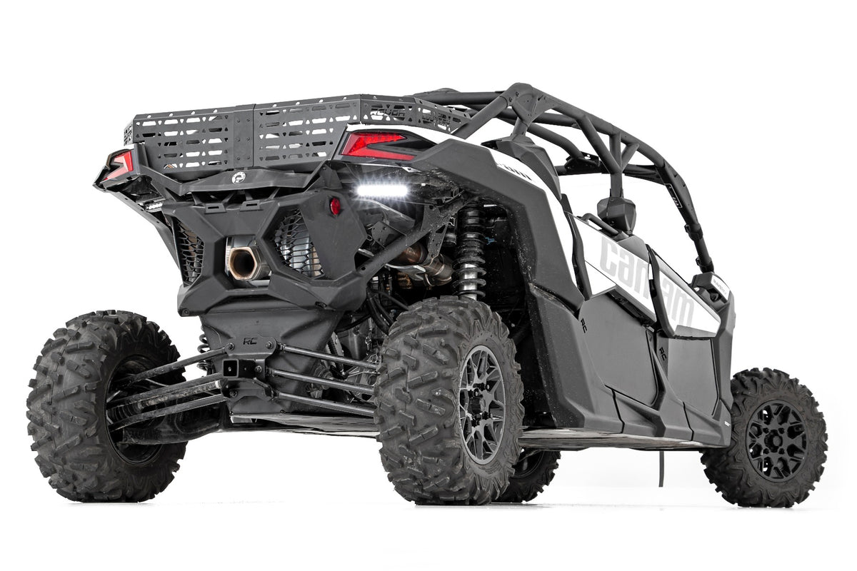 LED Light Kit | Tail Light Mount | 6&quot; Black Slimline Pair | Can-Am Maverick X3 