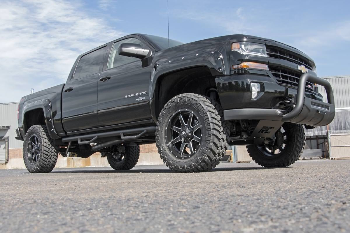 Black LED Bull Bar | Chevy/GMC 1500 Truck &amp; SUV (07-20 &amp; Classic)
