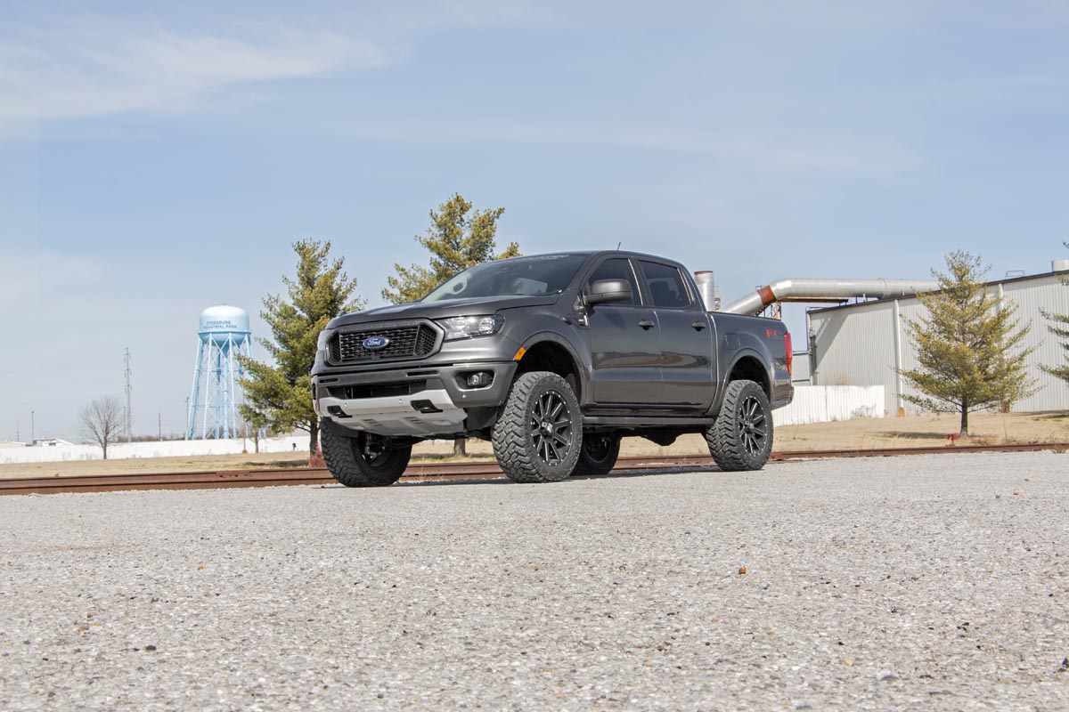 Rough Country - 3.5 Inch Lift Kit - Ford Ranger 4WD (2019-2023) - 50000 for 2019-2023 Ford Ranger - installed view