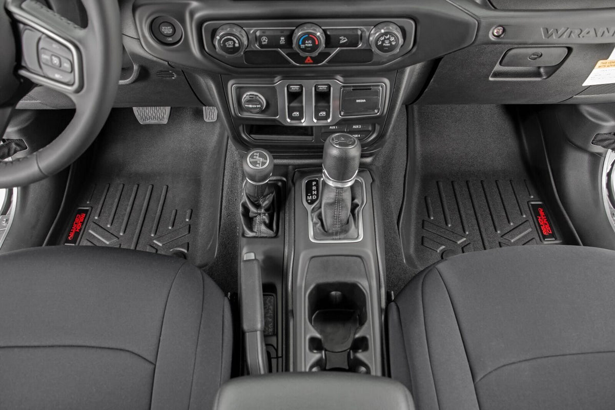 Floor Mats | FR &amp; RR | RR Non-Lock | Jeep Gladiator JT 4WD (2020-2024)