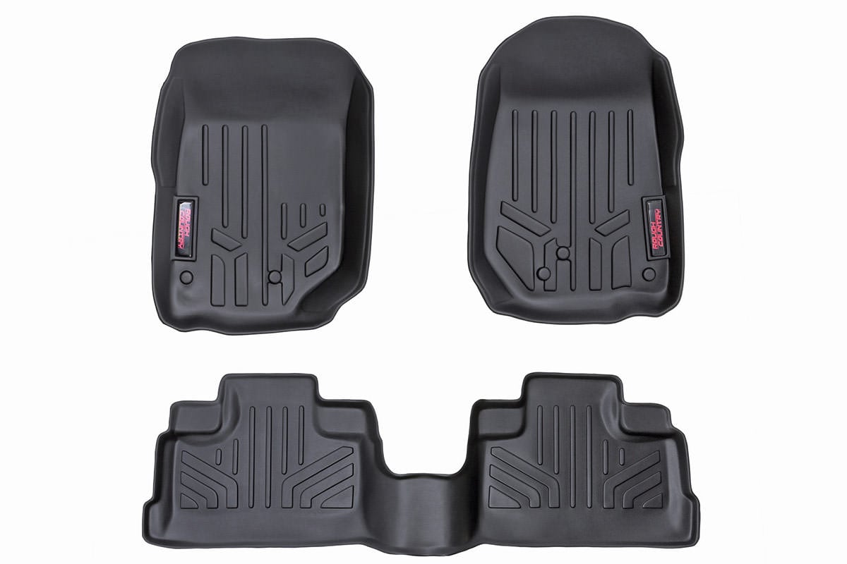Floor Mats | FR &amp; RR | 4 Door | Jeep Wrangler Unlimited 4WD (2014-2018)