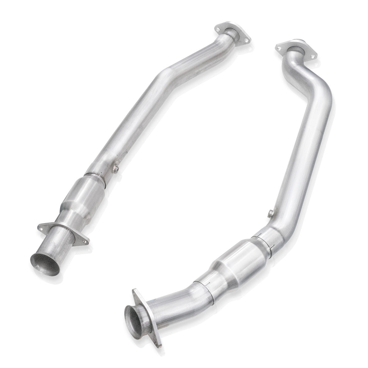 Stainless Works - 2018-26 Jeep Trackhawk 6.2L/Dodge Durango SRT 6.4L Midpipe Kit - JEEP62CAT