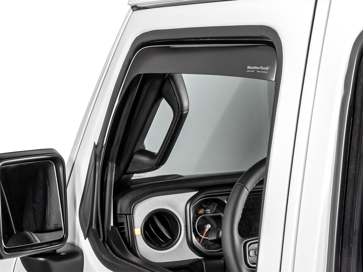 Weathertech - Side Window Deflector - Front Dark Tint 20-25 Gladiator / 18-26 Wrangler - 80922IM
