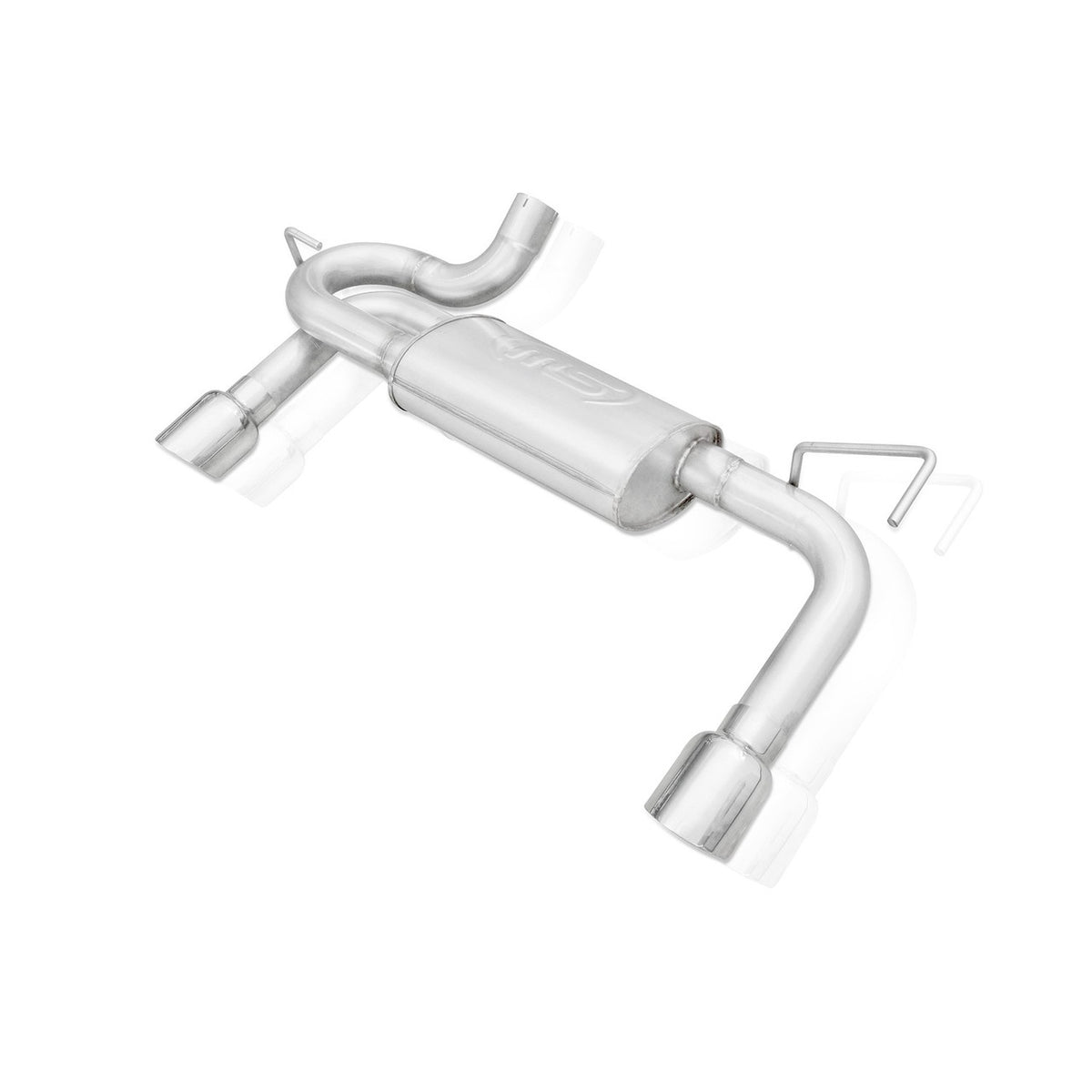 Stainless Works - 2007-18 Jeep Wrangler JK Axleback - JPJKAB