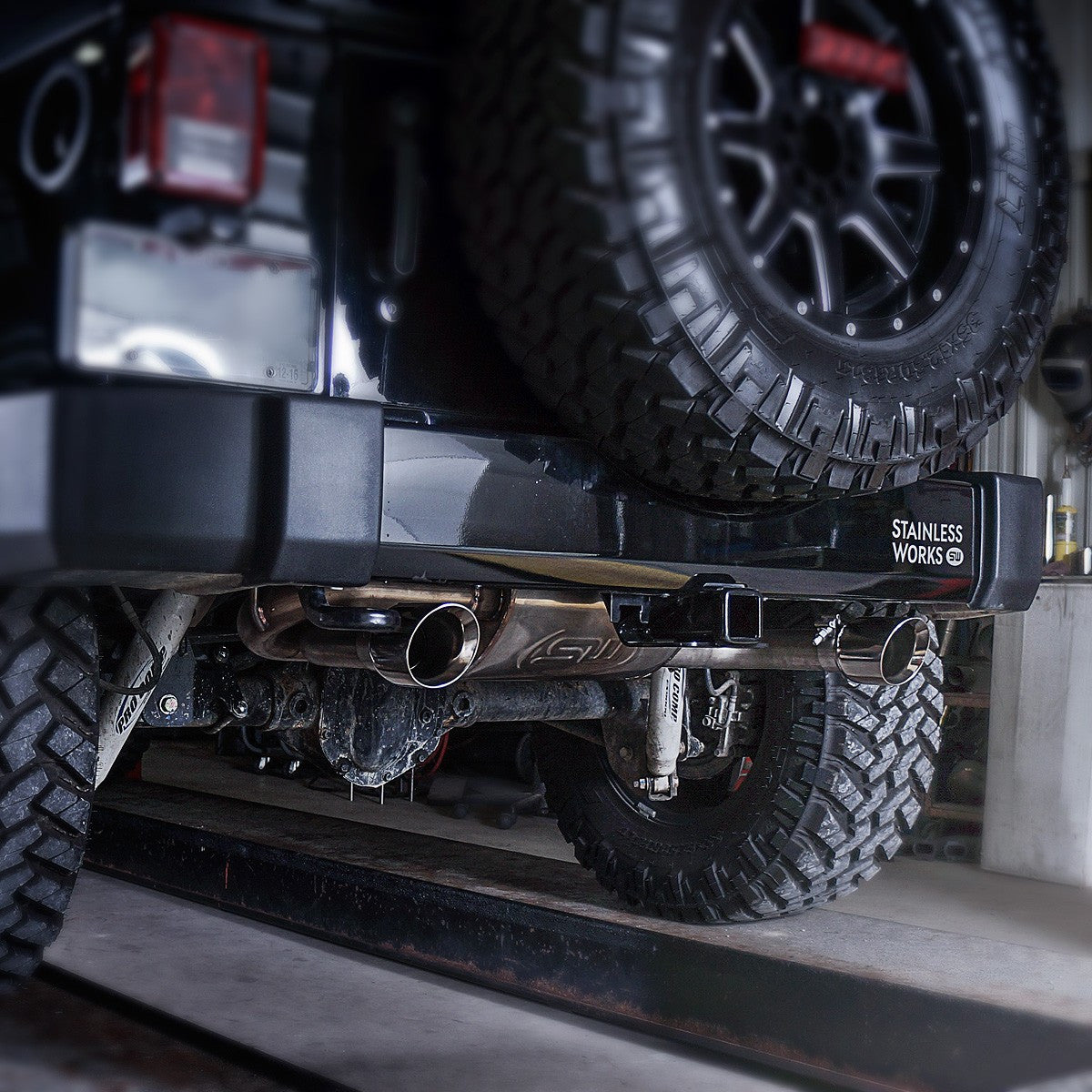 Stainless Works - 2007-18 Jeep Wrangler JK Axleback - JPJKAB