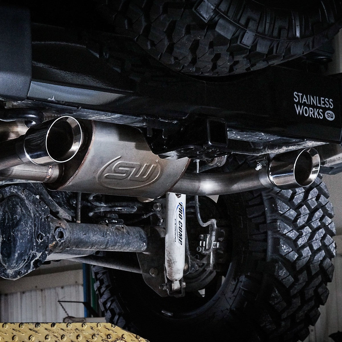 Stainless Works - 2007-18 Jeep Wrangler JK Axleback - JPJKAB