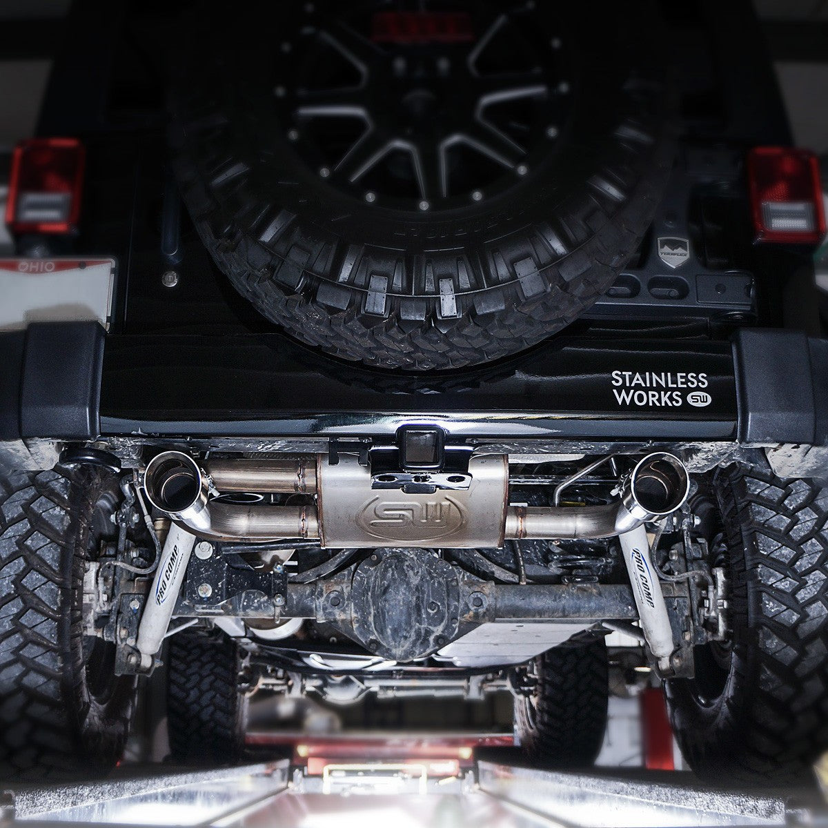 Stainless Works - 2007-18 Jeep Wrangler JK Axleback - JPJKAB