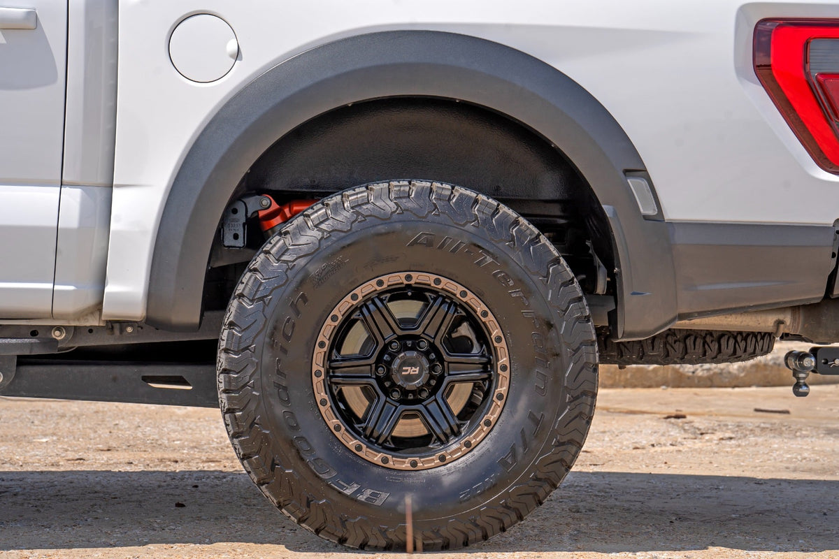 Rough Country - Rear Wheel Well Liners - Ford F-150 Raptor 4WD (2021-2026) - 4523A