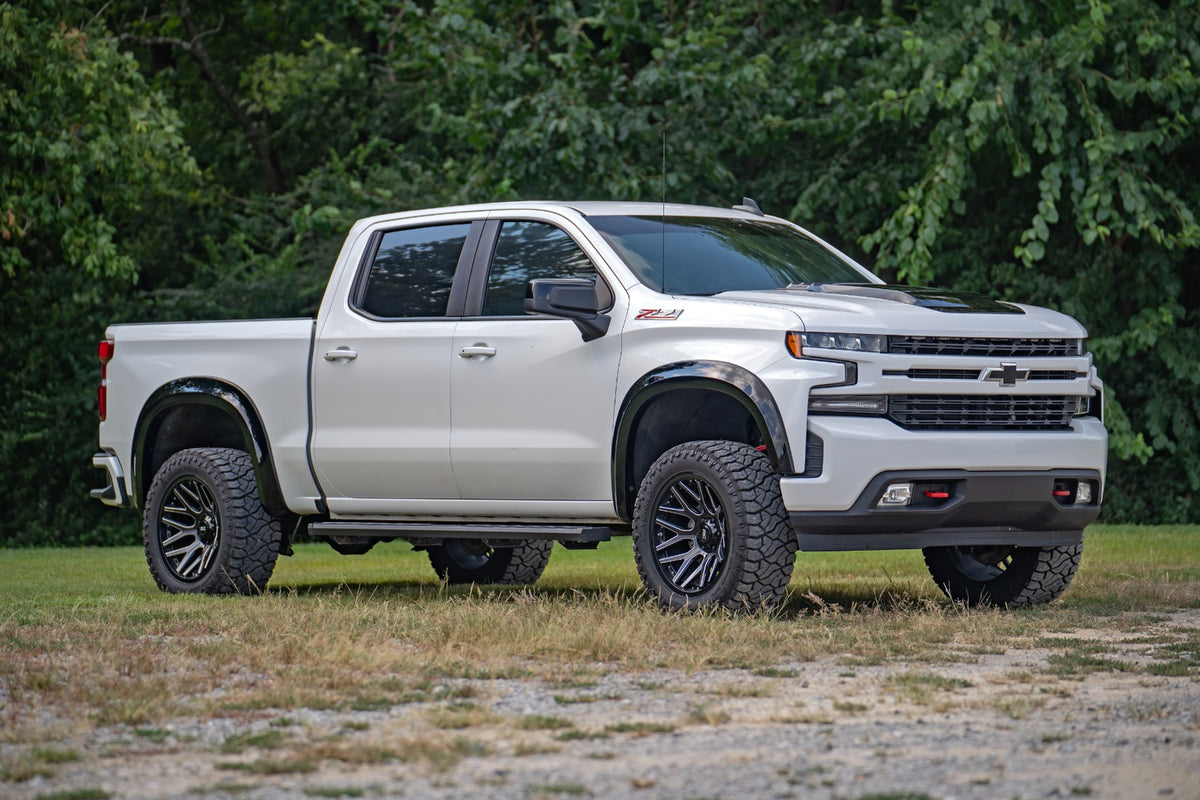 Rough Country - Hood Scoop - GXG Tungsten - Chevy Silverado 1500 2WD/4WD (2019-2025 & Classic) - HS10010-GXG for 2019-2024 Ch