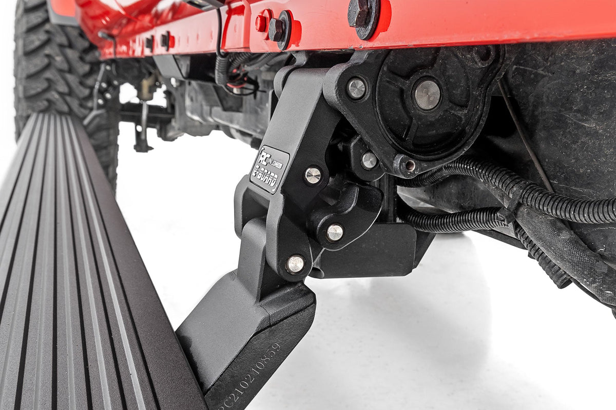 Rough Country - Power Running Boards - Dual Electric Motor - Jeep Gladiator JT 4WD (20-26)