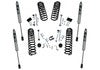 18-19 Jeep Wrangler JL 2 Door 2.5in Dual Rate Coil Lift Kit - Incl Rubicon w/ Fox Shocks - K185F - front view