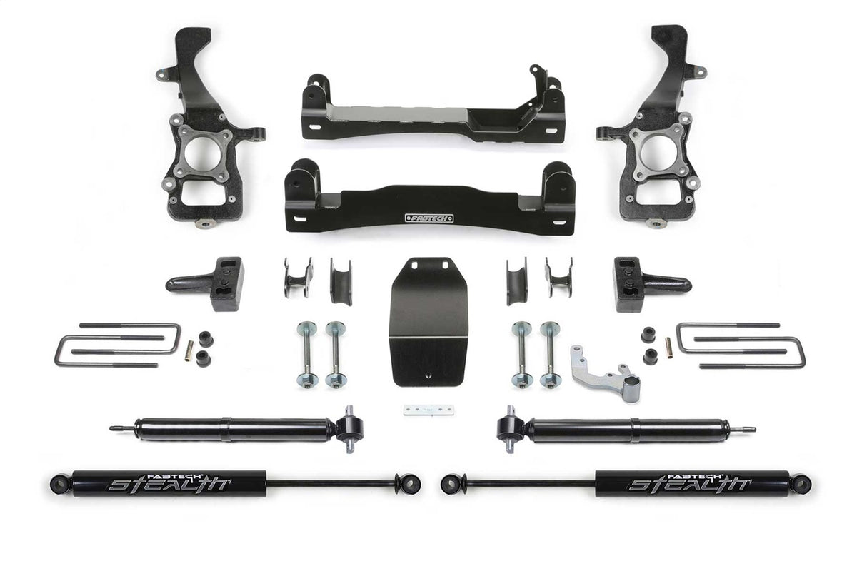 2021+ Ford F-150 4in Basic System w/Stealth Monotube Shocks - K2386M