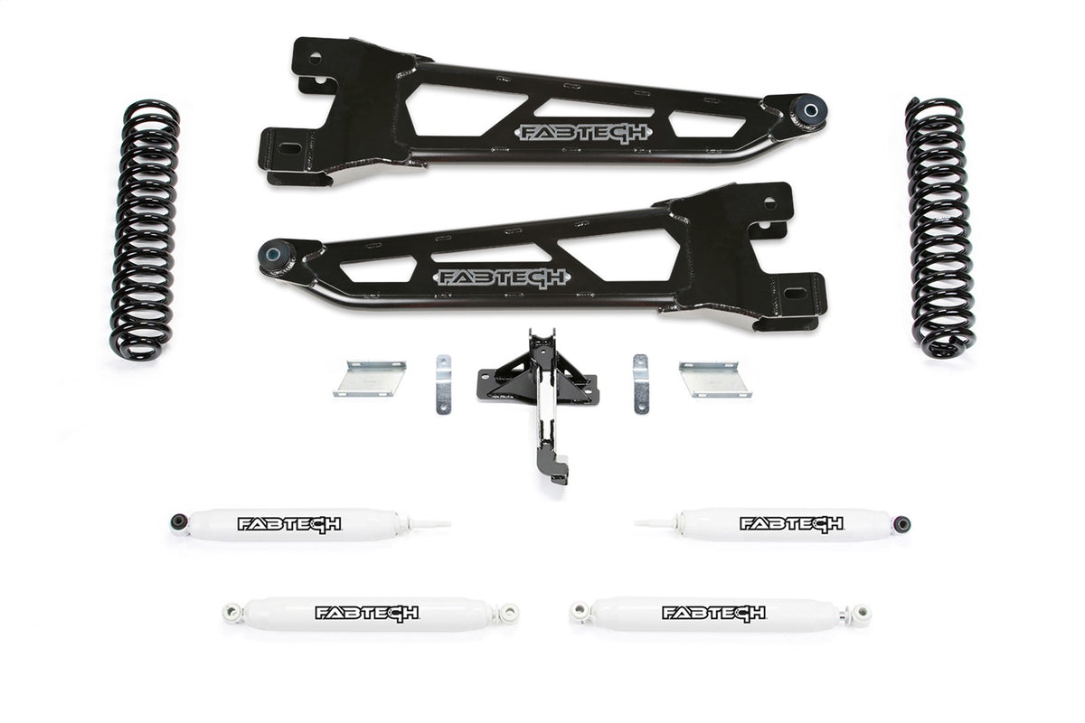 Fabtech 23-24 Ford F250/F350 4WD 2.5in Radius Arm Lift Kit w/ Performance Shocks - K2401