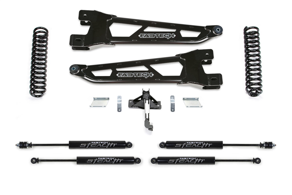 Fabtech 23-24 Ford F250/F350 4WD 2.5in Radius Arm Lift Kit w/ Stealth Shocks - K2401M