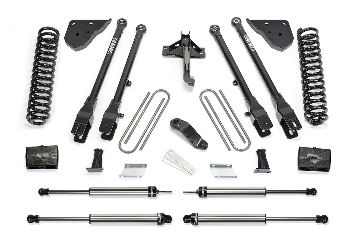 Fabtech 23-24 Ford F450/F550 4WD 6in 4 Link Lift Kit w/ Dirt Logic Shocks - K2431DL