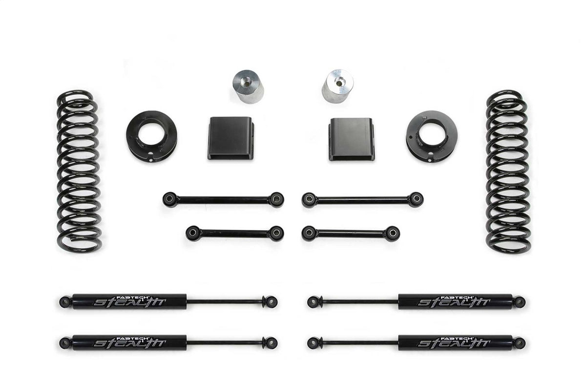 Fabtech 20-21 Jeep JT 4WD Diesel 3in Sport System w/ Stealth - K4190M