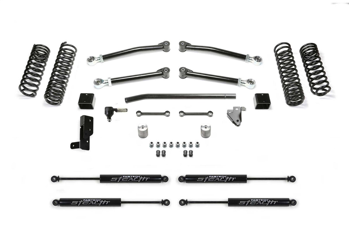 Fabtech 20-22 Jeep JL 4WD 4Dr Diesel and 392 5in Trail w/ Stealth - K4209M