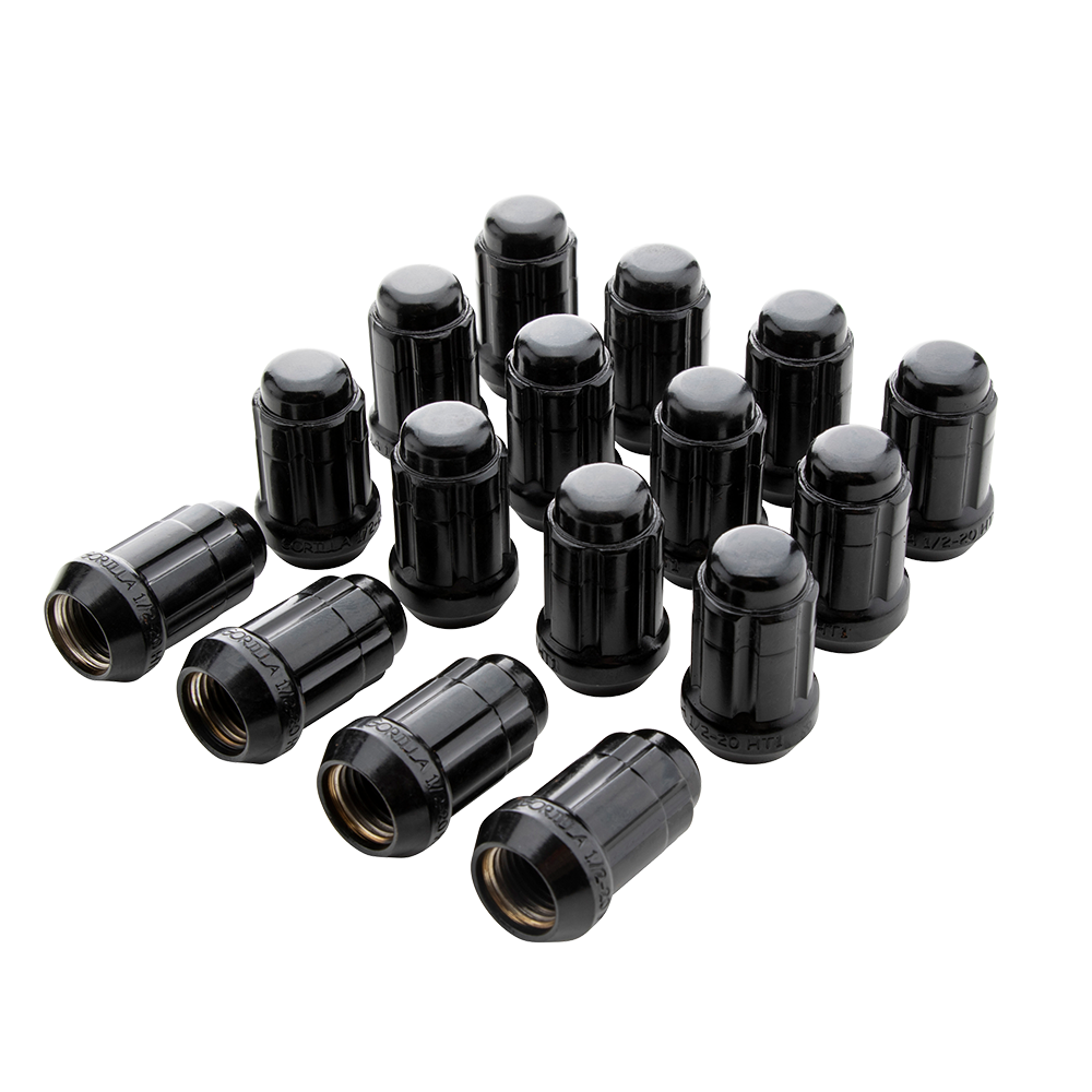 Gorilla Automotive - 4lug 12-1.50 Spline Wik W/valves Blk Gor - K4CS-12150BGR