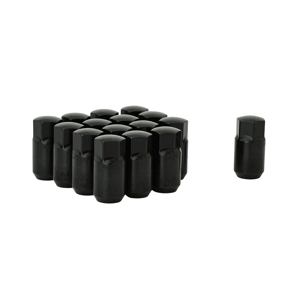 Gorilla Automotive - 4lug 17mm Ext Hex Short 12-1.50 Blk - K4XTS-12150B