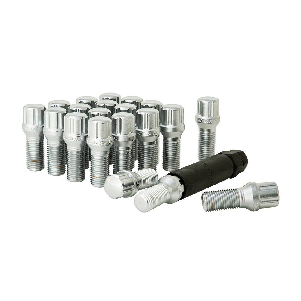 Gorilla Automotive - 5lug 14-1.50 Spline Bolt Wik CHR 27mm - K5BS-14150X27GR