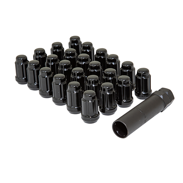 Gorilla Automotive - 6lug 12-1.25 Spline Wik All Blk Gor - K6CS-12125BGR