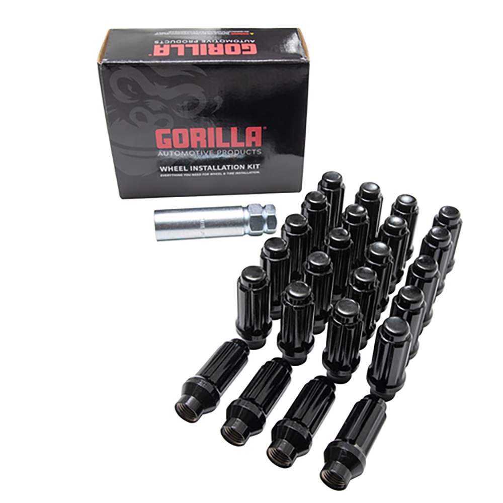 Gorilla Automotive - 6lug 14-1.50 Et Spline Wik Trk Blk Gor - K6ES-14150BGR