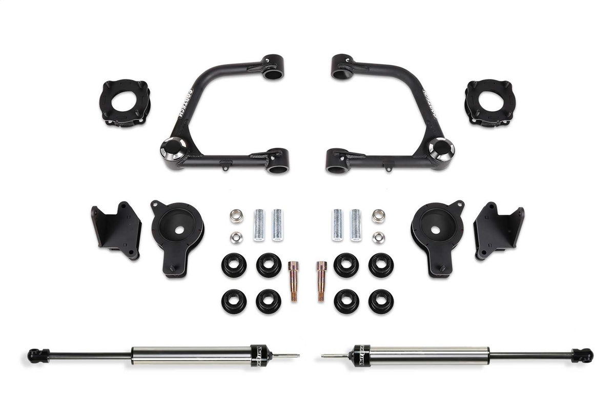 Fabtech 2022 Tundra 4WD 3in UCA Kit w/Uniballs / Fr Shock Spacers / Rr DLSS / Rr Air Bag Spacers - K7089DL