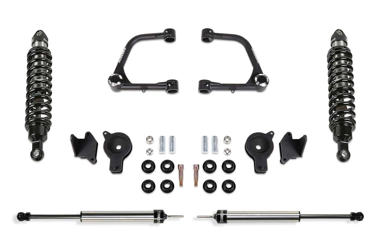 Fabtech 2022 Tundra 4WD 3in UCA Kit w/Uniballs / DLSS 2.5 COs / Rr DLSS Shocks / Rr Air Bag Spacers - K7090DL