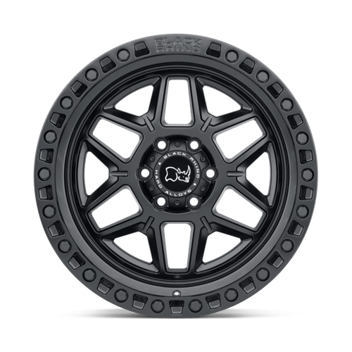 Black Rhino Hard Alloys Kelso 20X9 5X127 -18MM Matte Black