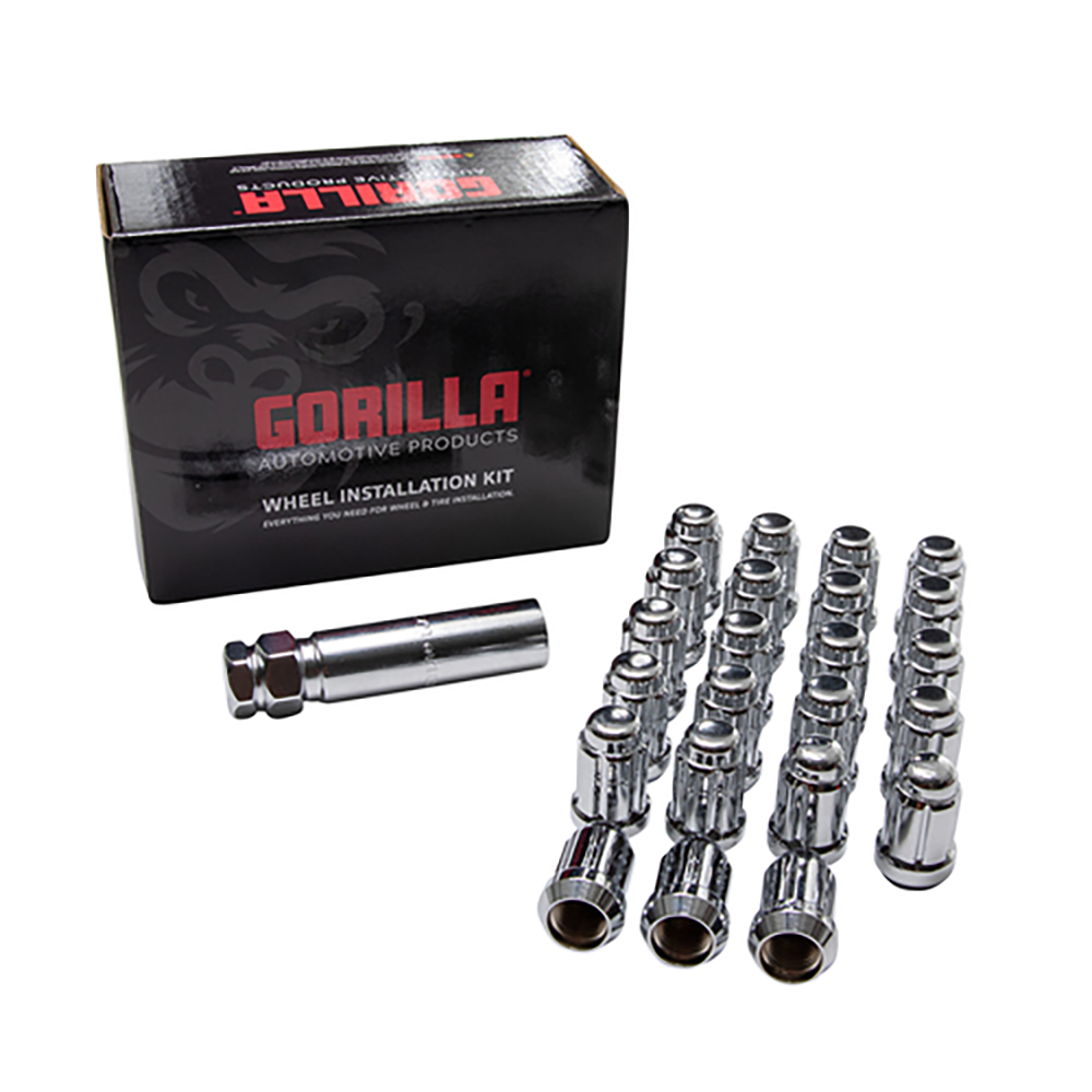 Gorilla Automotive - 23-pk 1/2 Jeep Spline Wik+locks CHR - KJPSL-00012GR