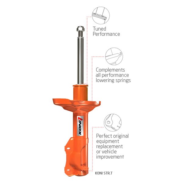 Koni STR.T (Orange) Shock 10-13 Ford Fiesta excl. ST - Rear - 8050 1130