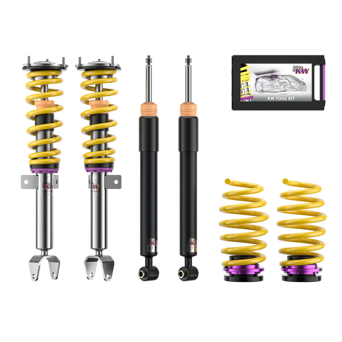 KW Tesla Model 3/Model Y V1 Coilover Kit - 10287006 - Image 2