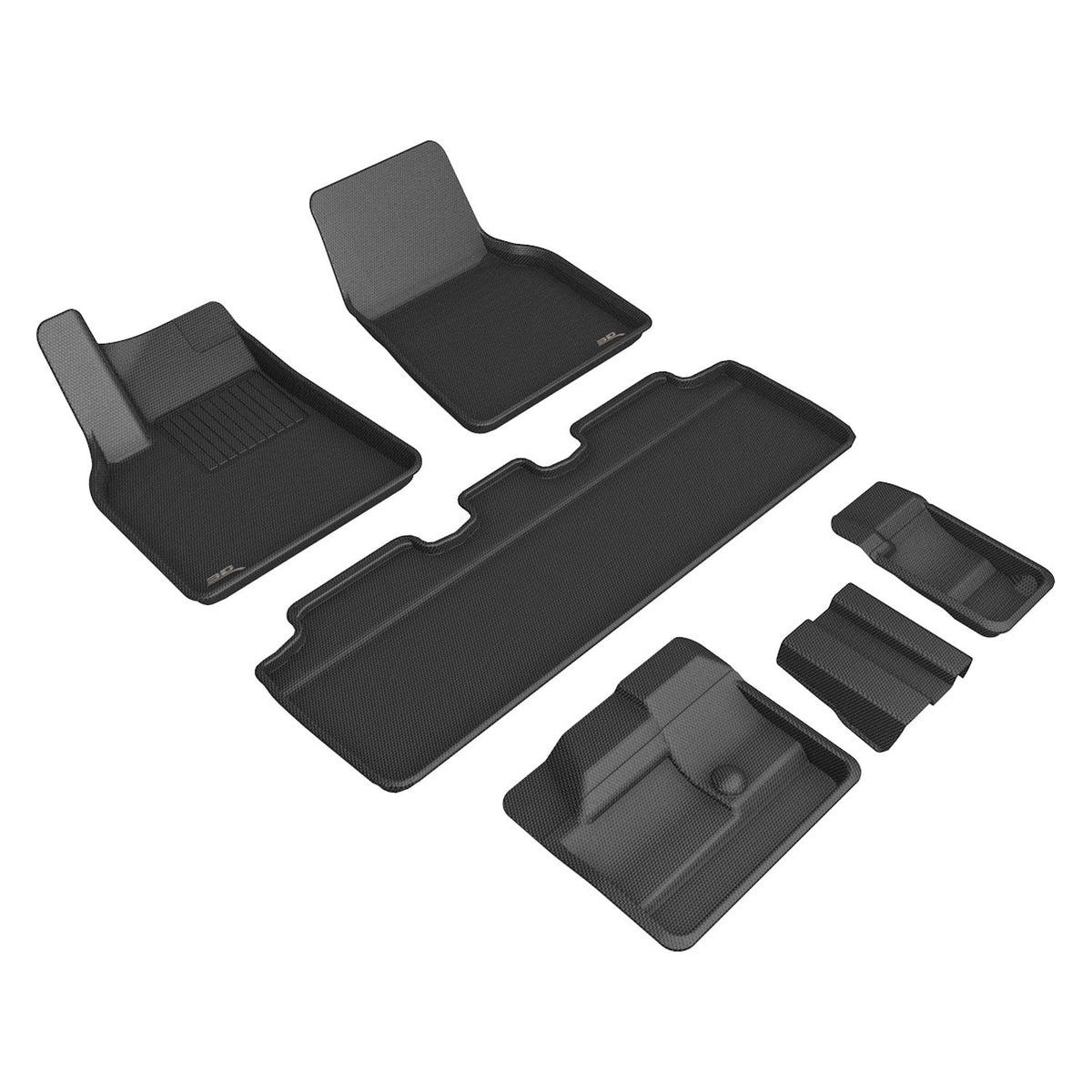 3D Maxpider 21-23 Tesla Model Y 7-Seat Kagu Black R1 R2 R3 - L1TL03601509