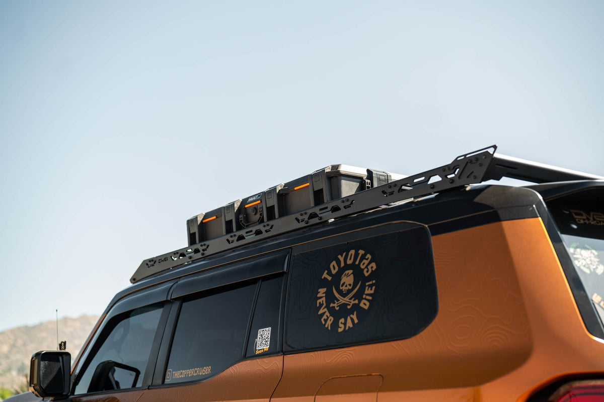 DV8 Offroad - 2024-2026 Toyota Land Cruiser & Lexus GX 550 Spec Series Roof Rack - RRTL4-01