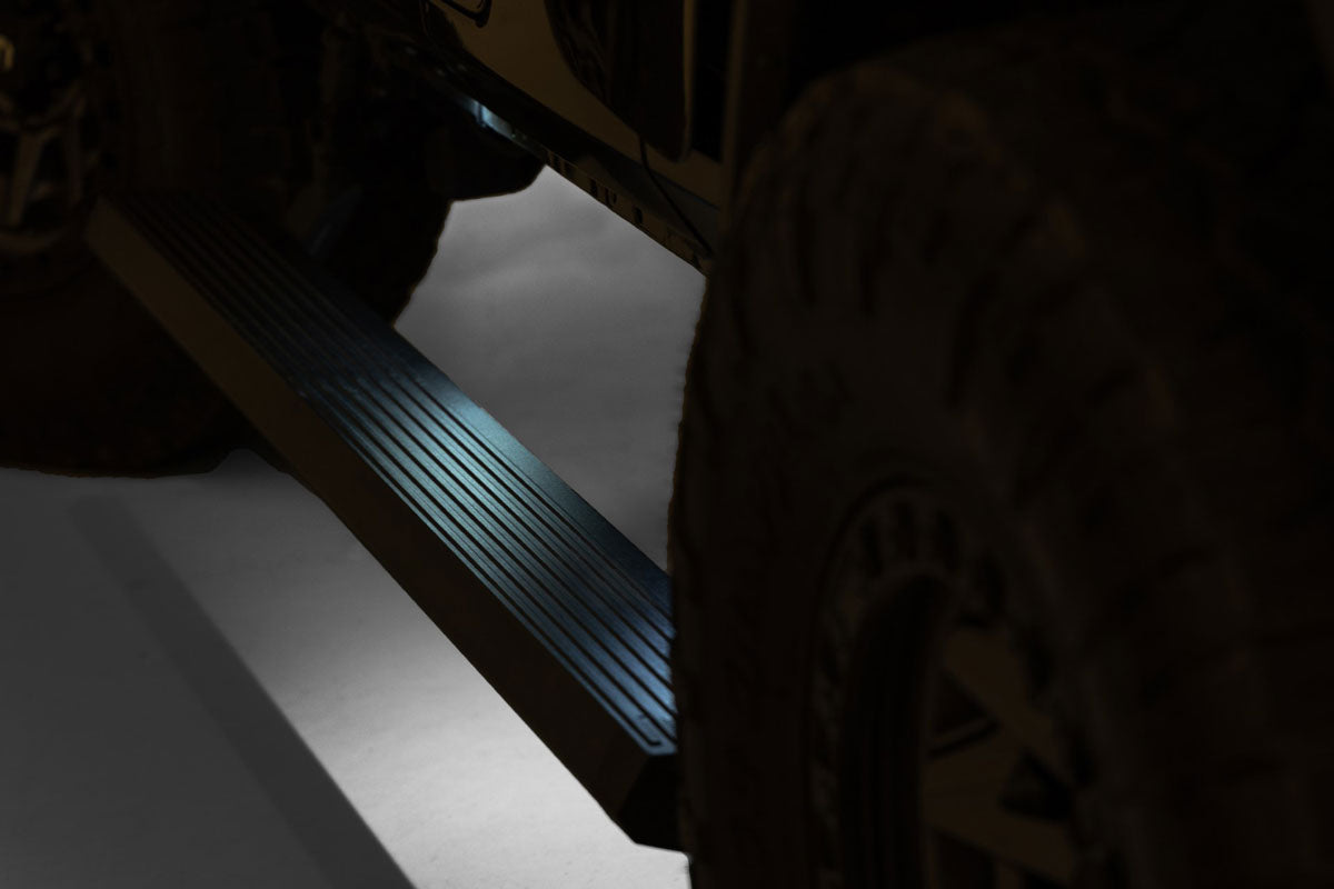 Rough Country - Power Running Boards - Dual Electric Motor - 4 Door - Jeep Wrangler JL (2018-2026)