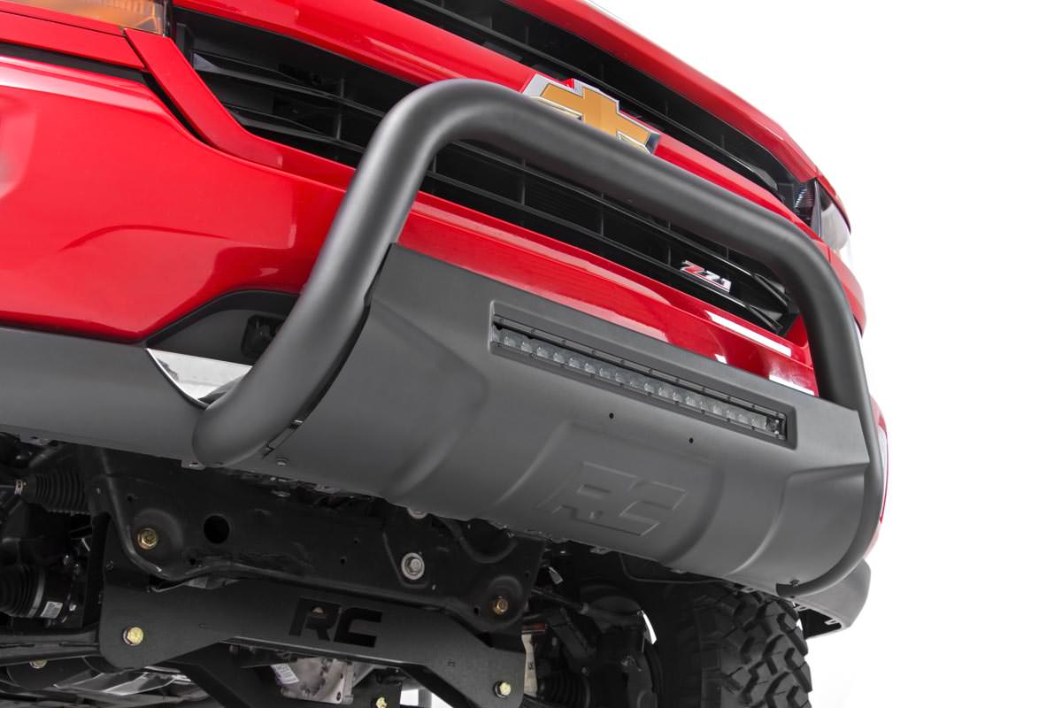 Black LED Bull Bar | Chevy/GMC 1500 Truck &amp; SUV (07-20 &amp; Classic)