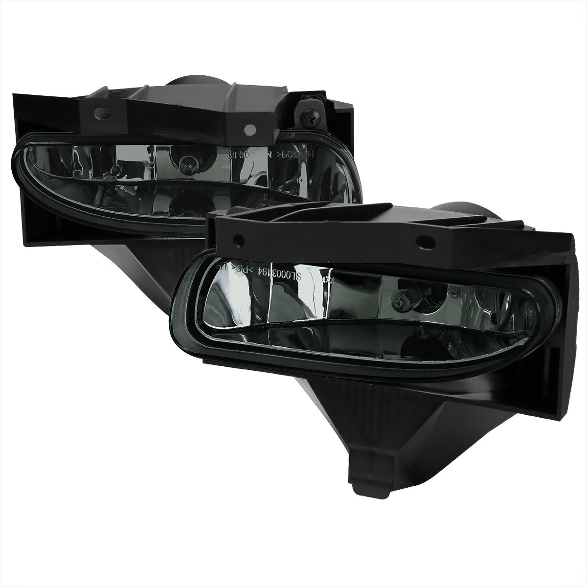 Spec-D Tuning - 1999-2004 Ford Mustang 899 Fog Lights Kit w/ Switch & Wiring Harness (Chrome Housing/Smoked Lens) - LF-MST99G-HZ