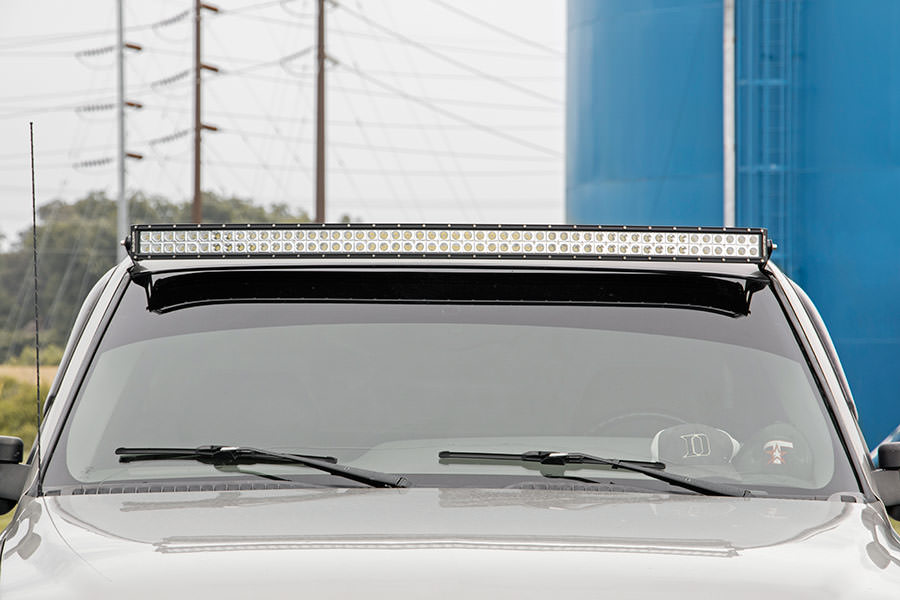 LED Light Mounts | Upper Windshield | 54&quot; Curved | Chevy/GMC 1500 (99-06 &amp; Classic)