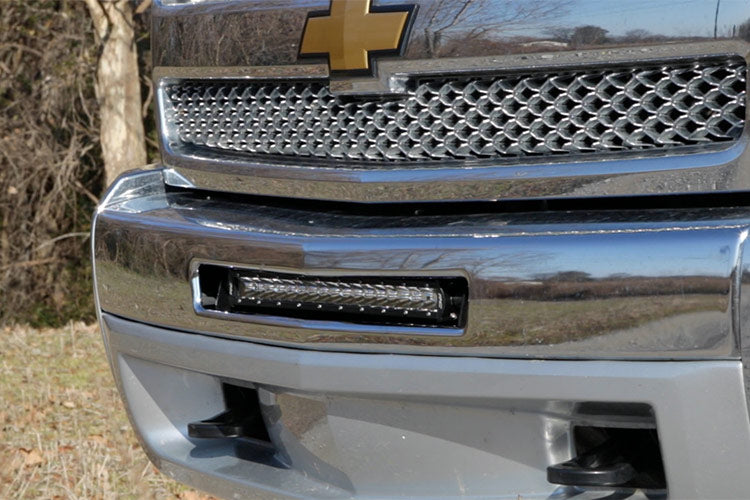 LED Light Mount | Bumper | 20&quot; | Chevy Silverado 1500 (07-13)/Silverado 2500 HD (07-10) 