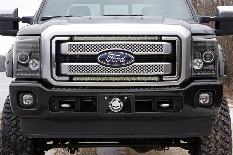 LED Light Kit | Grill Mount | 30&quot; Black Single Row Pair | Ford F-250/F-350 Super Duty (11-16)
