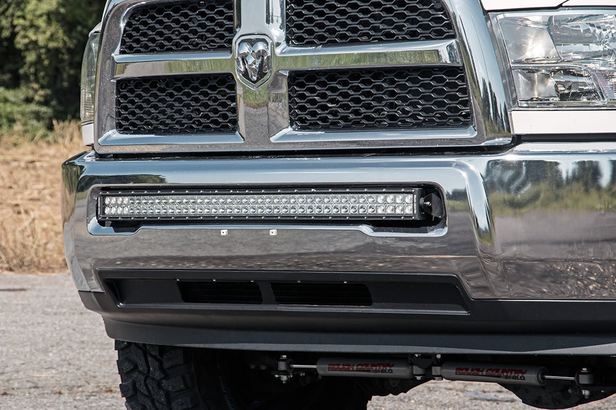 LED Light Kit | Bumper Mount | 40&quot; Black Dual Row | Ram 2500/3500 4WD (10-18)
