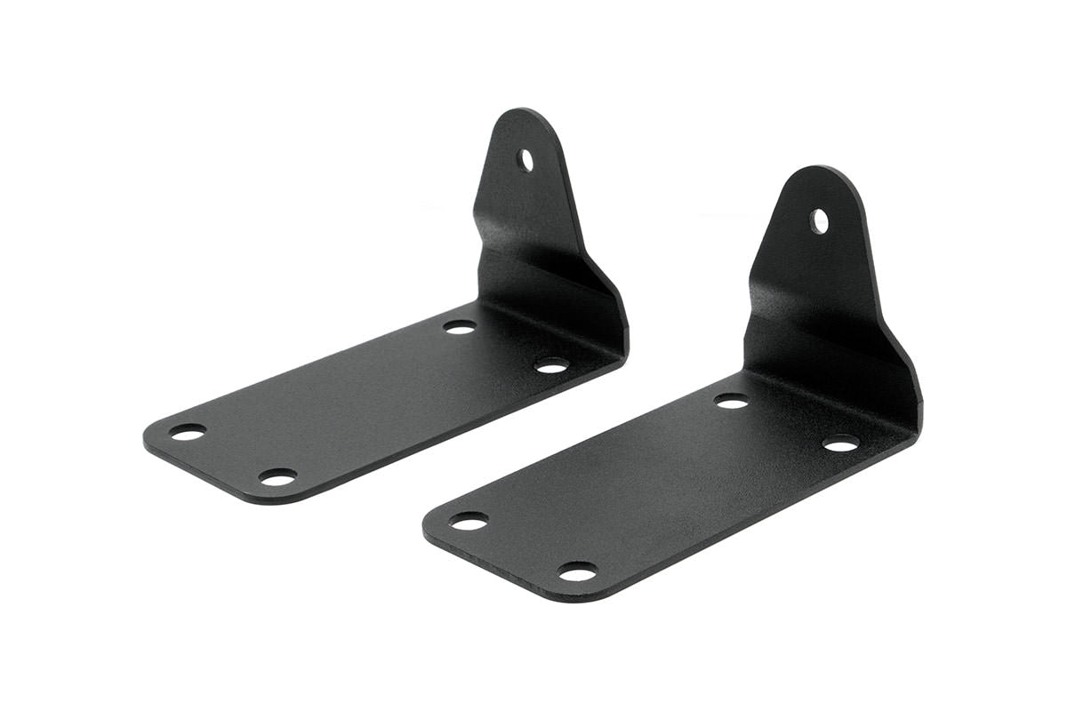 Rough Country - LED Bumper Mount - 40" Curved - Ram 2500/3500 4WD (2010-2018) - 70569 by Rough Country - angle view