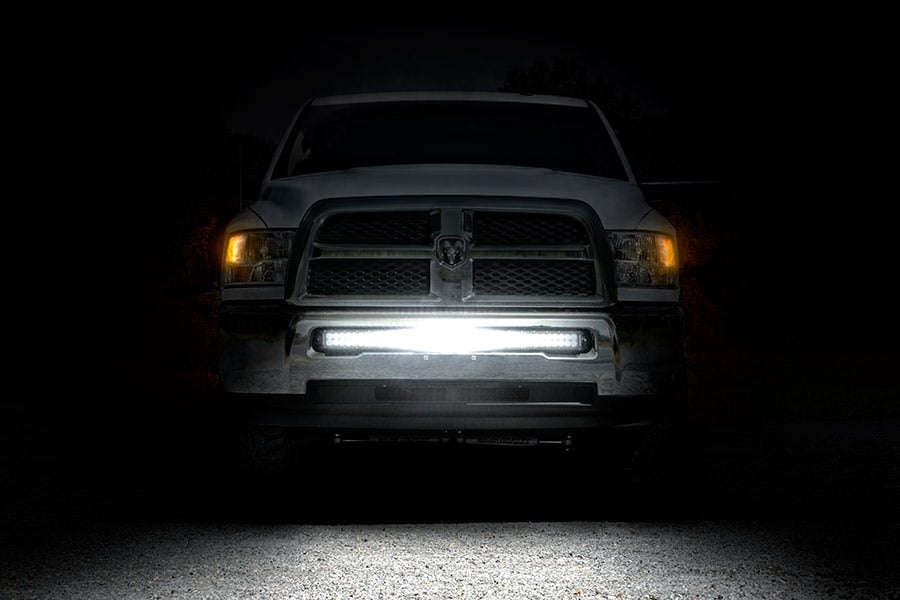 LED Light Kit | Bumper Mount | 40&quot; Black Dual Row | Ram 2500/3500 4WD (10-18)