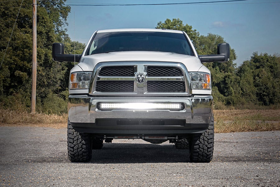 LED Light Kit | Bumper Mount | 40&quot; Black Dual Row | Ram 2500/3500 4WD (10-18)