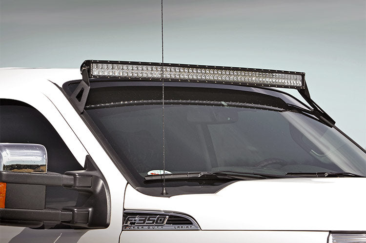 LED Light Mount | Upper Windshield | 54&quot; Curved | Ford F-250/F-350 Super Duty (99-16)