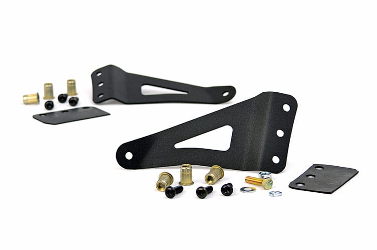 LED Light Mount | Upper Windshield | 50&quot; Curved | Chevy/GMC 1500/1500 SUV/2500HD/3500HD (07-14)