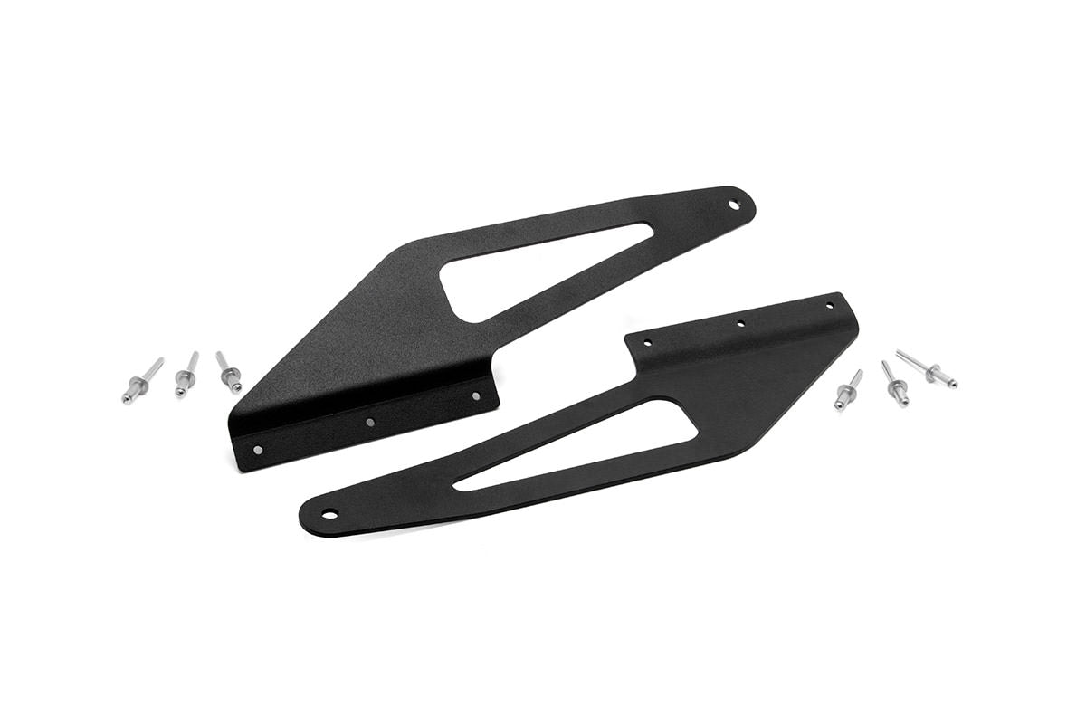 LED Light Mount | Upper Windshield | 50&quot; Curved | Jeep Grand Cherokee ZJ (93-98)