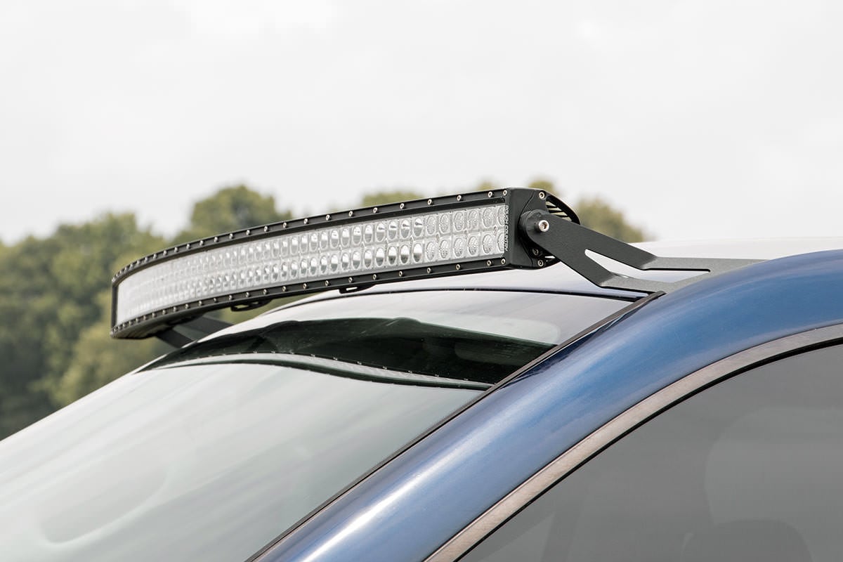 LED Light Mount | Upper Windshield | 54&quot; Curved | Dodge 1500 2WD/4WD (02-08)