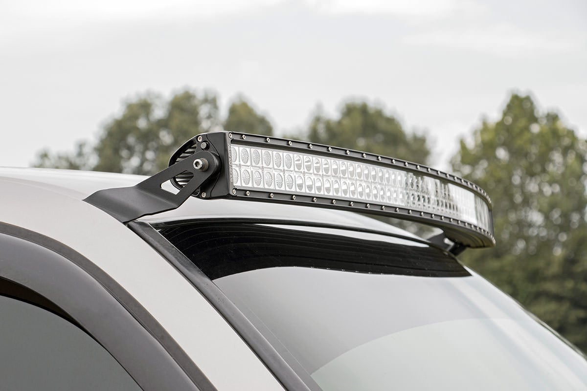 LED Light Mounts | Upper Windshield | 54&quot; Curved | Chevy/GMC 1500 (99-06 &amp; Classic)