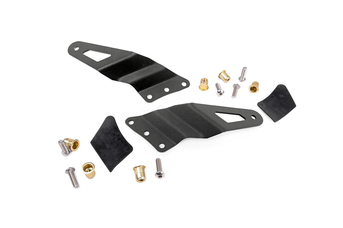 LED Light Mounts | Upper Windshield | 54&quot; Curved | Chevy/GMC 1500 (99-06 &amp; Classic)